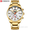 CURREN Watch 8352 For Men Fashion Quartz Sports Wristwatch Chronograph Clock Stainless Steel Male Watches Men Wrist Reloj Hombre